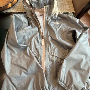 The North Face Light Pink and Gray Girls' Jacket